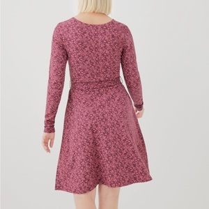 Pact fit and flare dress